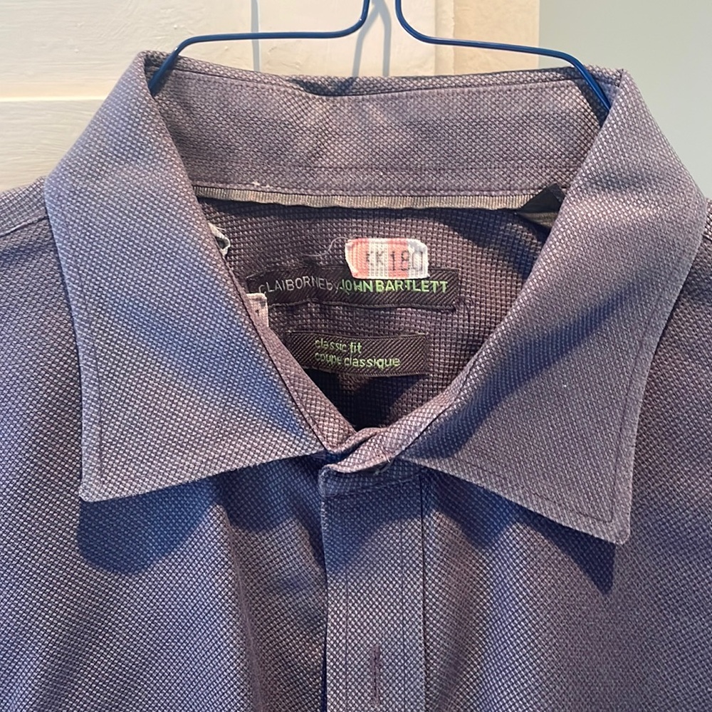 Claiborne by John Bartlett Mens Classic Fit Dress Shirt